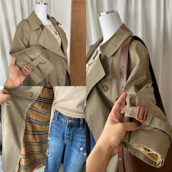 Vintage 1970s Forecaster of Boston Trench Coat size 13/14. - Picture 10 of 16